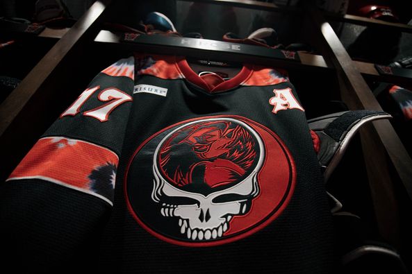 LOOK: The Grand Rapids Griffins Wore Jurassic Park Jerseys The Other Night!